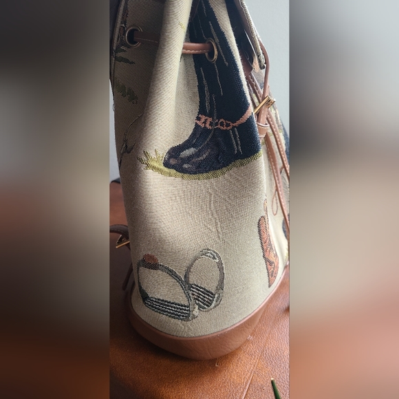 Horse Equestrian Backpack vintage Style - Picture 6 of 12